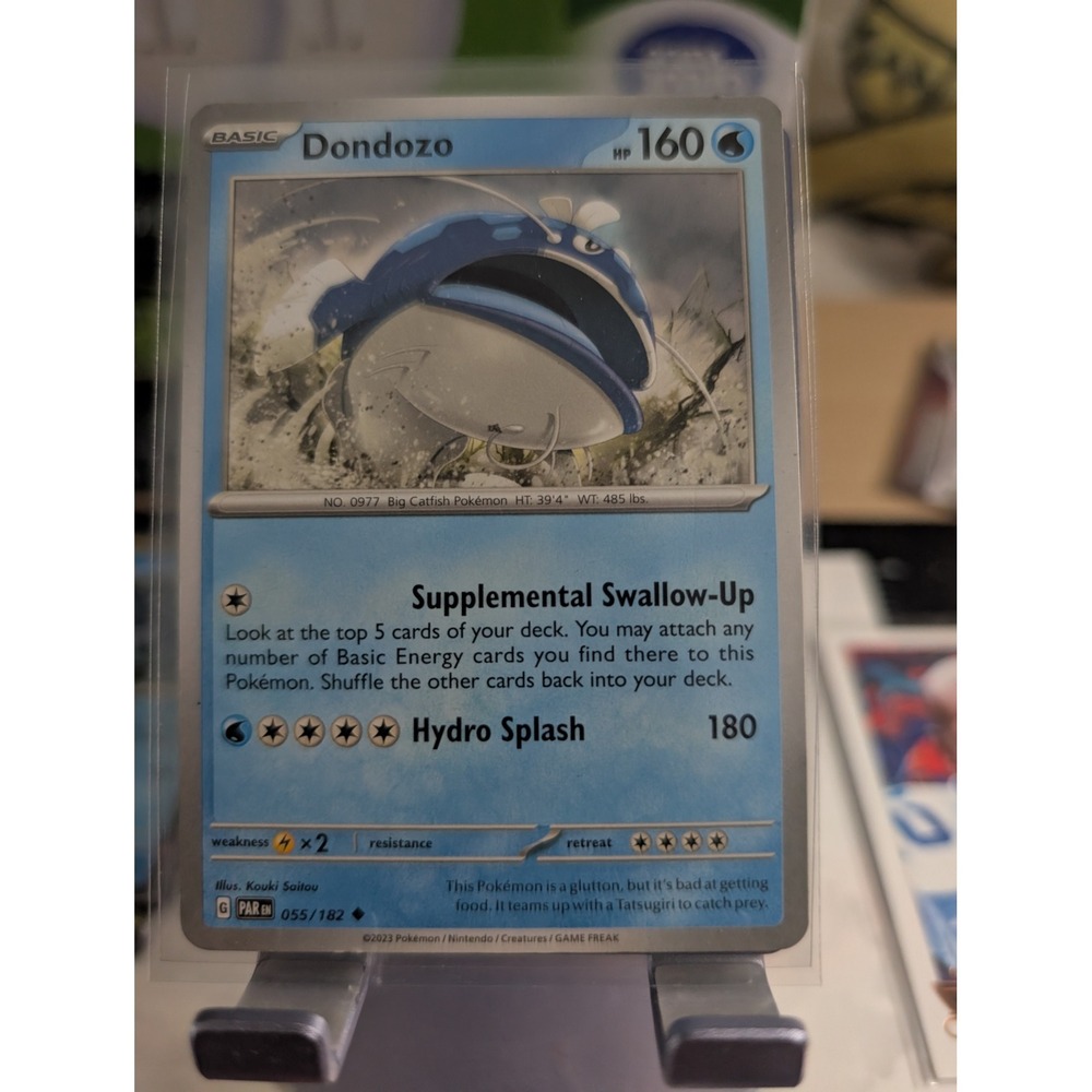 Pokemon Dondozo 055/182 Paradox Rift Uncommon TCG Card 2023